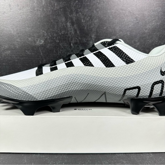 VAPOR EDGE SPEED 360 PHOTON DUST MENS FOOTBALL CLEATS SIZE 14 WHITE GRAY BLACK - Picture 8 of 10